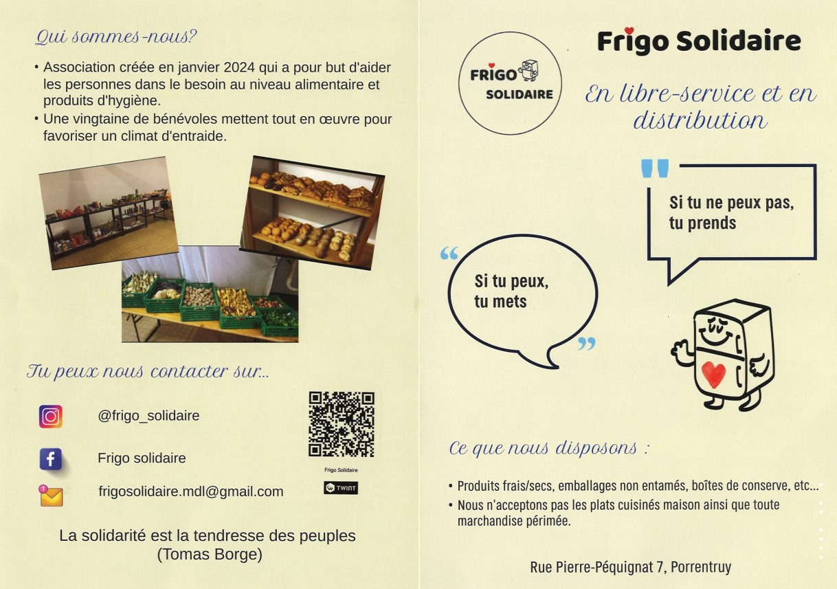 Flyer Frigo Solidaire